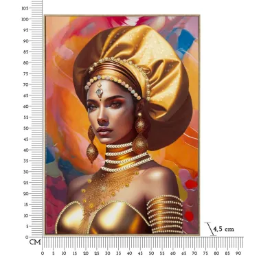 OBRAZ NA PŁÓTNIE W RAMIE SAMIRA -B- 72 4,5 102 cm